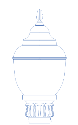 Meriden LED Luminaire G637 Globe