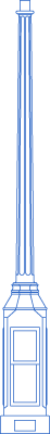 Quality Hill Cast Pole
